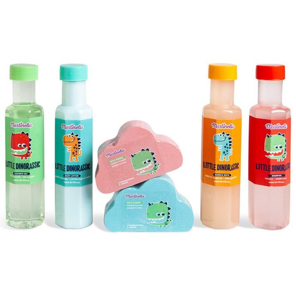Martinelia Little Dinosauric Complete Bath Set 6Uds