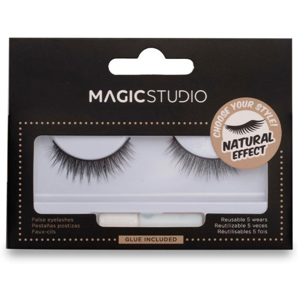 Magic Studio Faux Mink Eyelashes Vegan Natural Effect 1Ud
