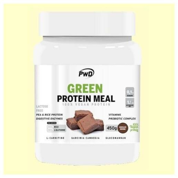 Pwd Green Protein Meal Chocolate Brownie 450G
