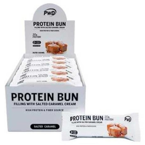 Pwd Nutrition Protein Bun Salted Caramel Bio 15X60G