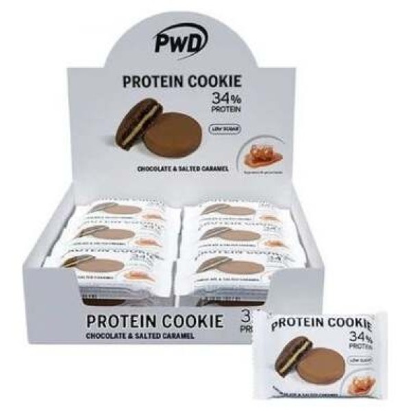 Pwd Nutrition Protein Cookies Chocolate Y Salted Caramel 18X30G