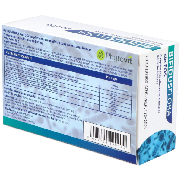 Bifidusflora Sin Fos 60Vcaps.