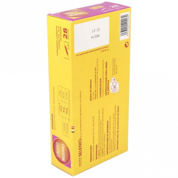 Labcatal 21 Selenio 28 Ampollas