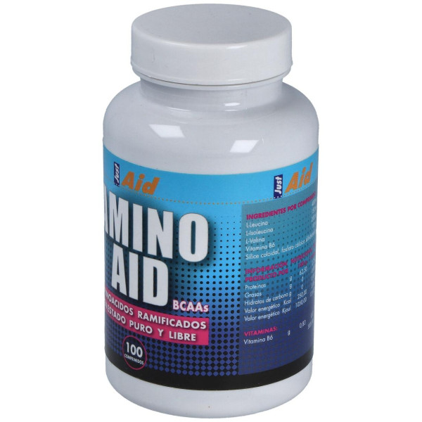 Just Aid Amino Aid Bcaa Aminoacidos Ramificados 100Comp