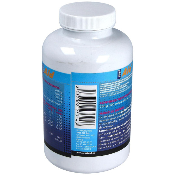 Just Aid Amino Aid Bcaa Aminoacidos Ramificados 300Comp