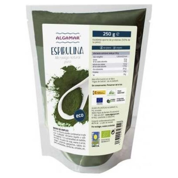 Algamar Espirulina Polvo Bio 250G