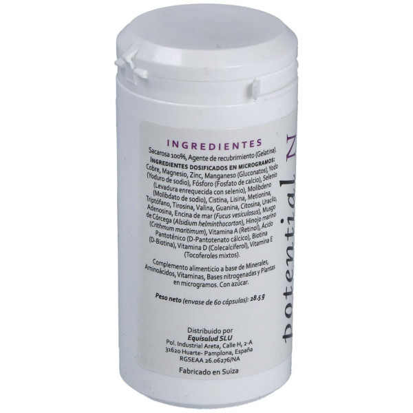 Equisalud Potential N Tirovital 60Caps