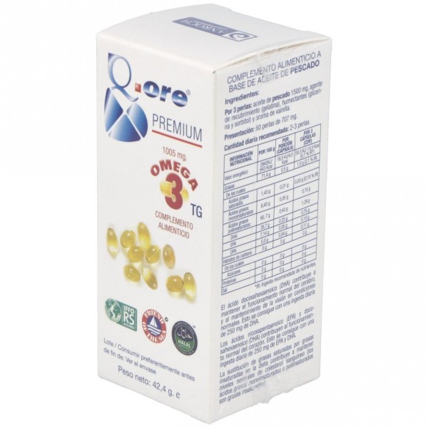 Q.Ore Premium Omega 3 60Perlas