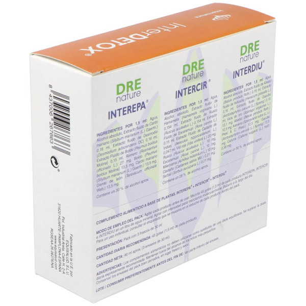 Equisalud Internature Drenature Interdetox 3X30Ml