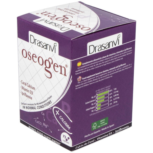 Oseogen Alimento Oseo 72Cap.