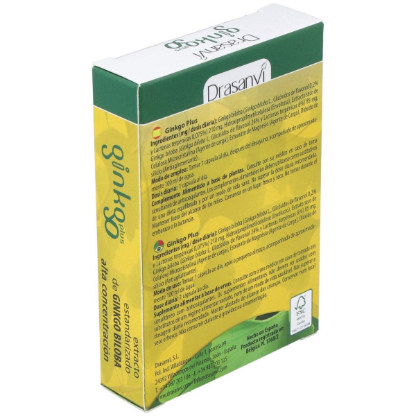 Drasanvi Ginkgo Plus 30 Caps