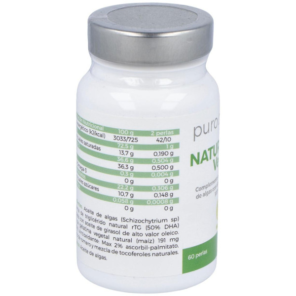 Puro Omega Natural Dha Vegan 60Perlas