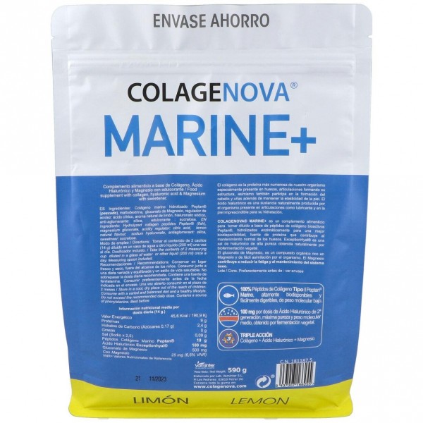 Colagenova Marine+ Polvo Soluble Limón 590G