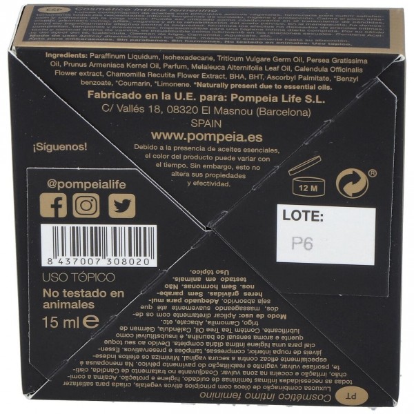 Pompeia Oleum De Pompeia Aceite Íntimo 15Ml
