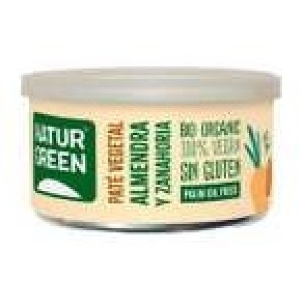 Naturgreen Paté Ecológico De Almendra Y Zanahoria 125 G