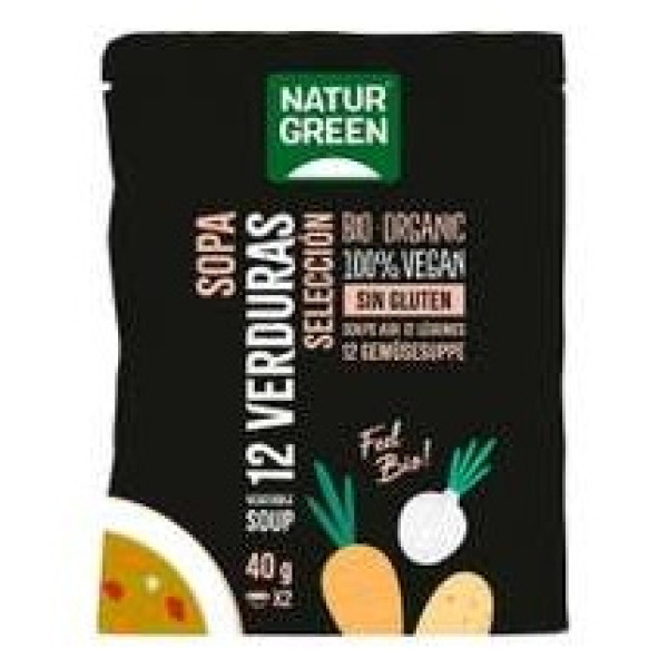 Naturgreen Sopa Ecológica Selección De 12 Verduras 40 G