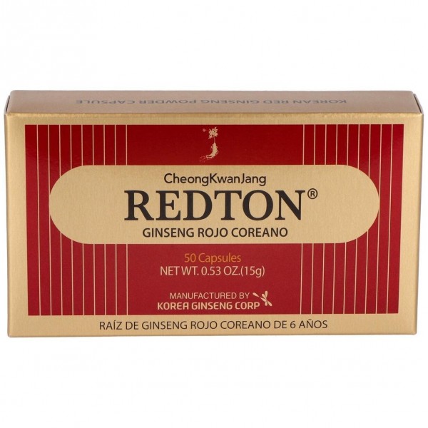 Kromenat Redton Cápsulas De Ginseng Rojo Coreano - Suplemento Dietético