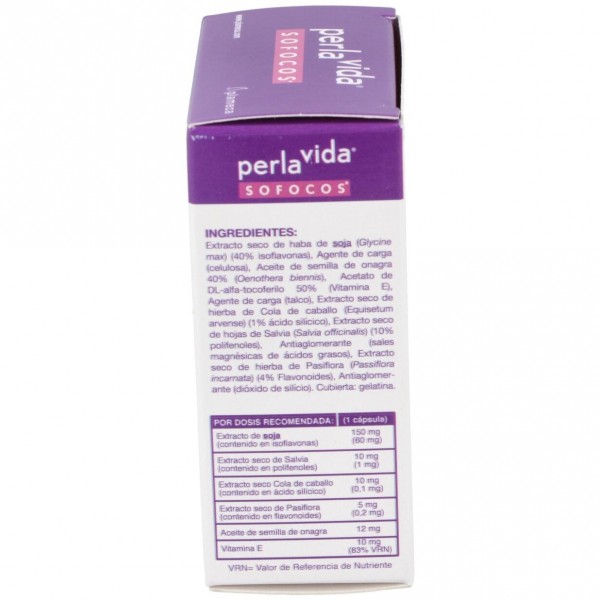 Plameca Perlavida Sofocos 30 Cápsulas