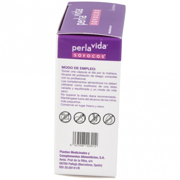 Plameca Perlavida Sofocos 30 Cápsulas