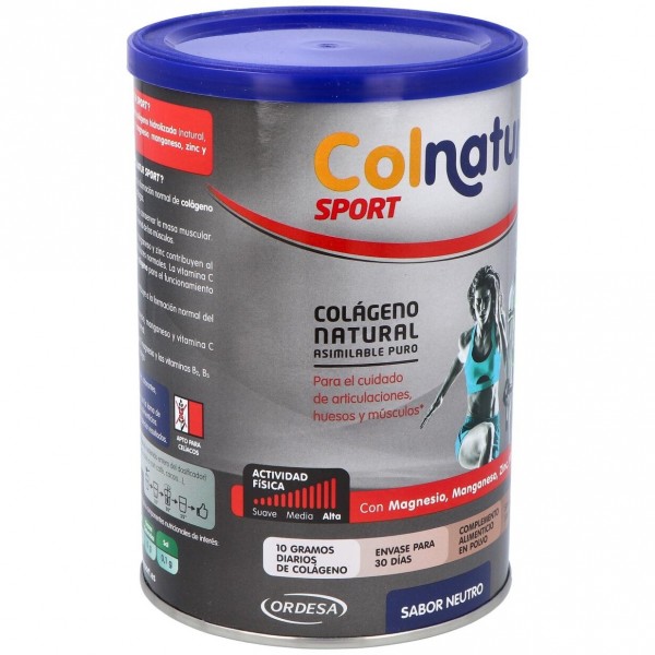 Colnatur Sport Colágeno Natural Sabor Neutro, 330 G