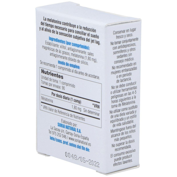 Vit Y Min 31 Melatonin Travel 50 Mg 90 Comprimidos