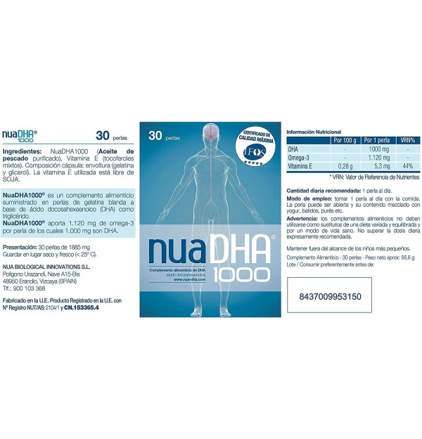 Nuadha 1000Mg 30Perlas.