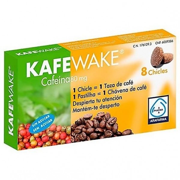 Kafewake Cafeina 8 Chicles