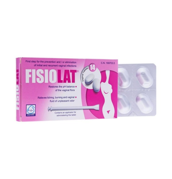 Fisiolat Comp Vaginal, 14 Comprimidos. - Arafarma