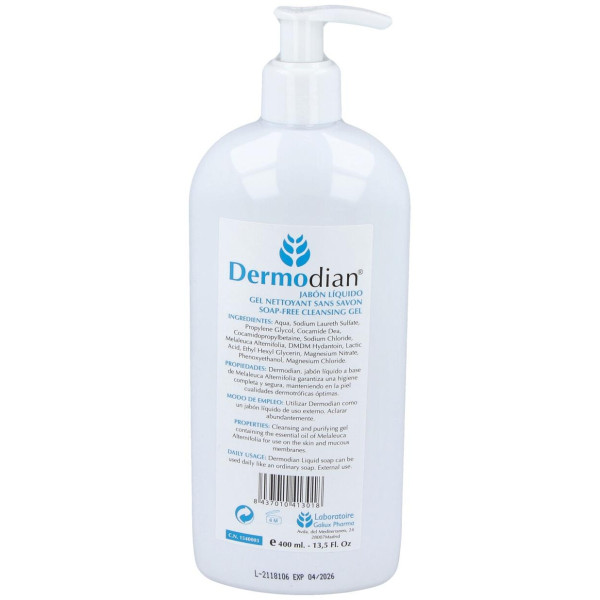 Dermodian Jabón Líquido 400Ml