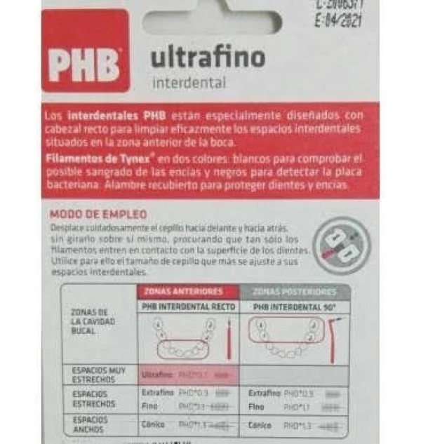 Cepillo Interdental - Phb (Ultrafino)