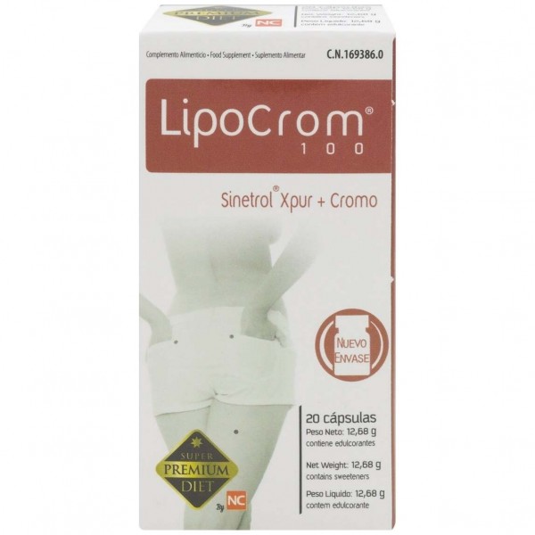 Lipocrom 100 20 Capsulas