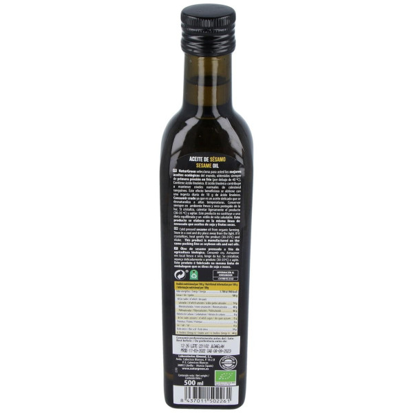 Naturgreen Aceite Ecológico De Sésamo 500 Ml