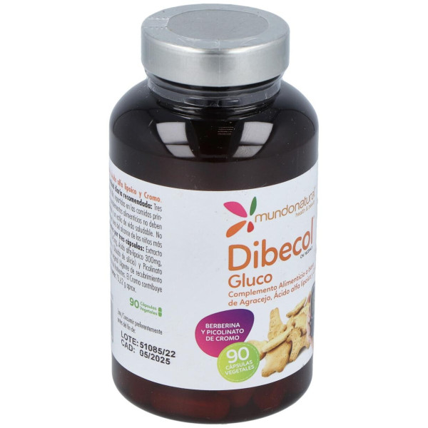 Mundo Natural Dibecol Gluco 90 Cap