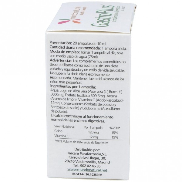 Mundo Natural Gastroplus 20 Amp