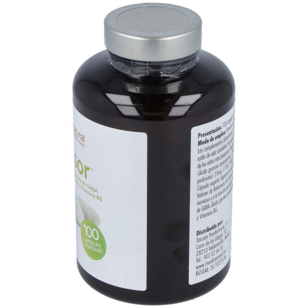 Mundo Natural Gabasor 750 Mg Con B6 100 Cap