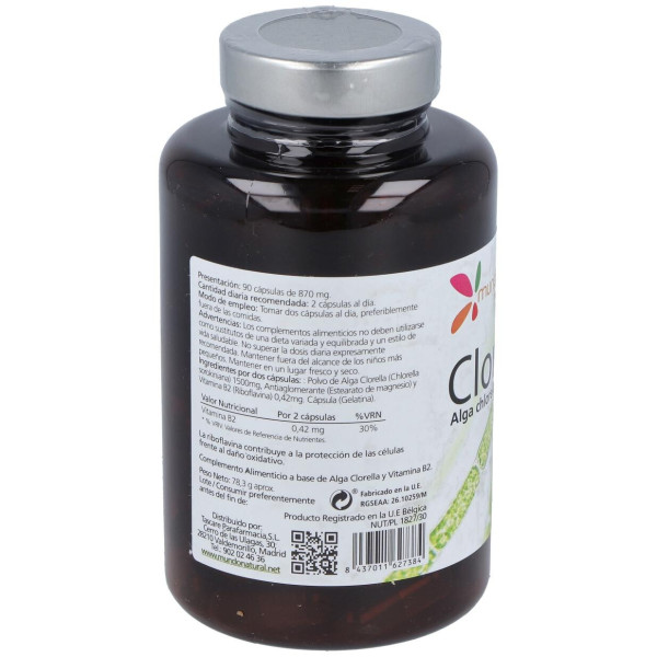 Mundo Natural Clorend 750 Mg 90 Cap