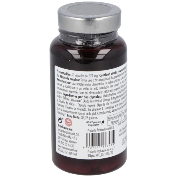 Mundo Natural Hidramas Acido Hialuronico 60 Cap