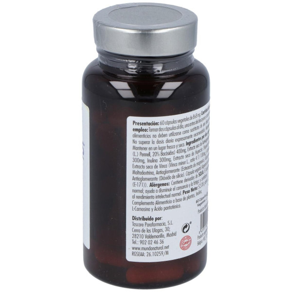 Mundo Natural Memorplus 60 Caps