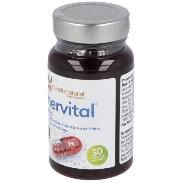 Mundonatural Enervital Hierro 30Caps