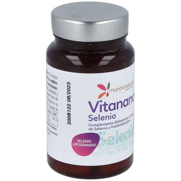 Mundo Natural Vitanano Liposomado Selenio 30Caps