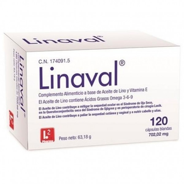 Linaval 702,02 Mg 120 Capsulas