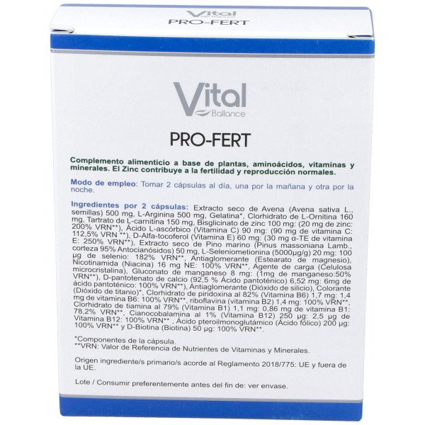Vital Ballance Pro-Fert 60Caps