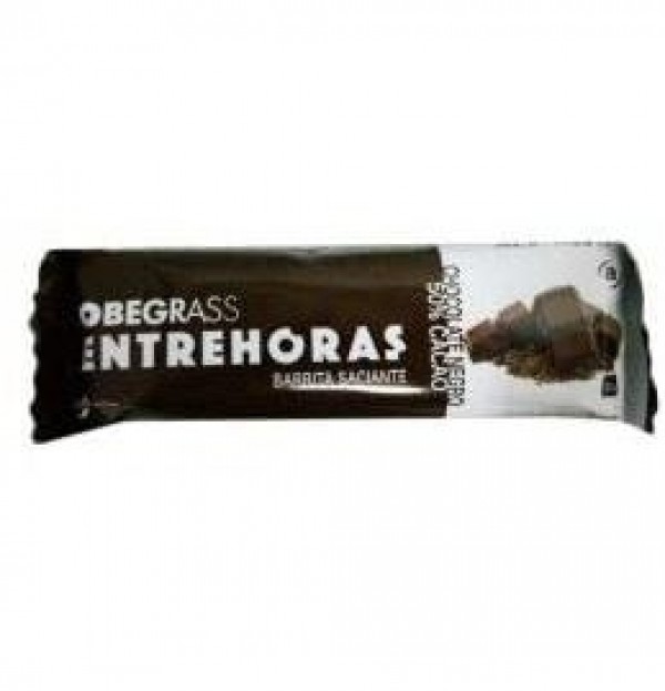 Obegrass Entrehoras (1 Barrita 30 G Sabor Chocolate Negro)