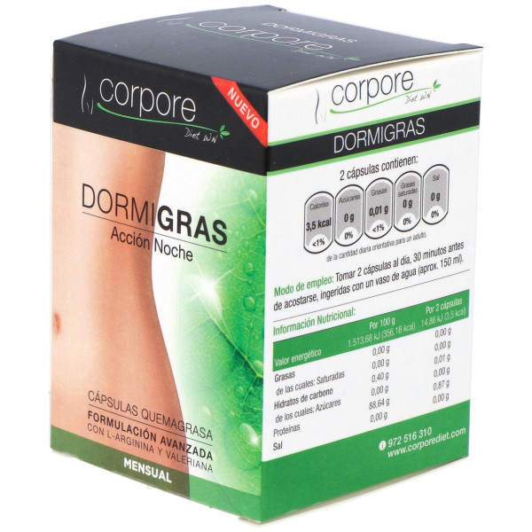 Corpore Diet Dormigras 60 Cáps