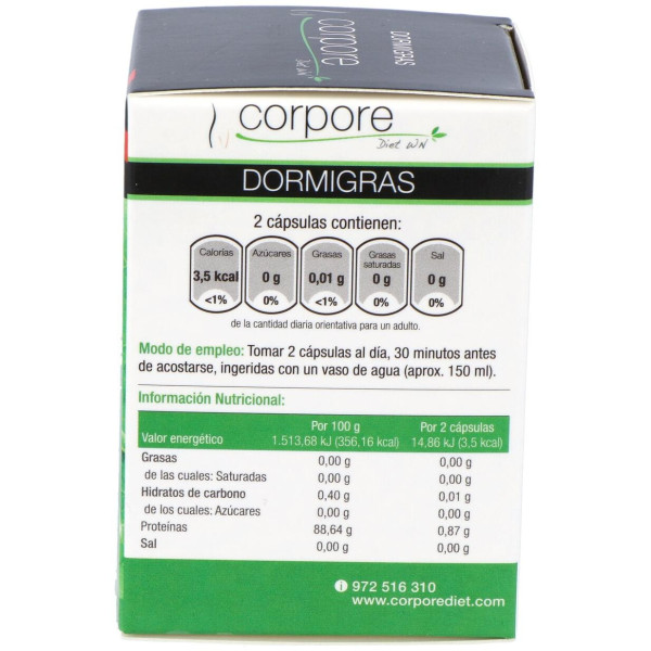 Corpore Diet Dormigras 60 Cáps