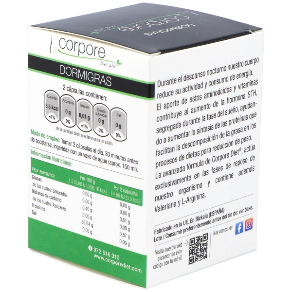 Corpore Diet Dormigras 60 Cáps