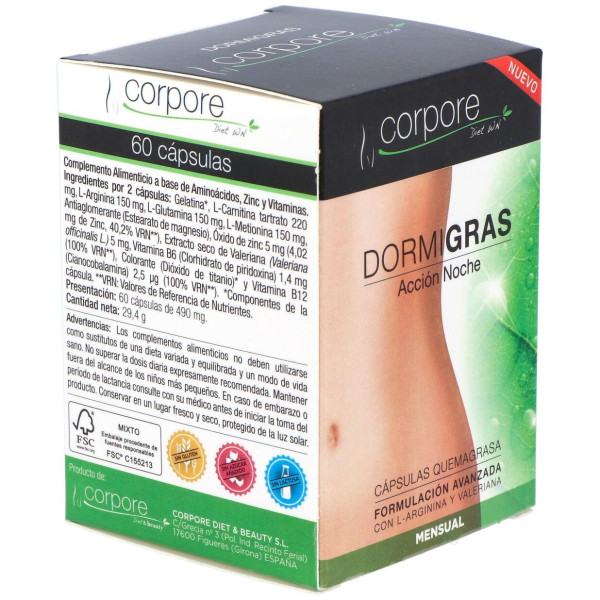 Corpore Diet Dormigras 60 Cáps