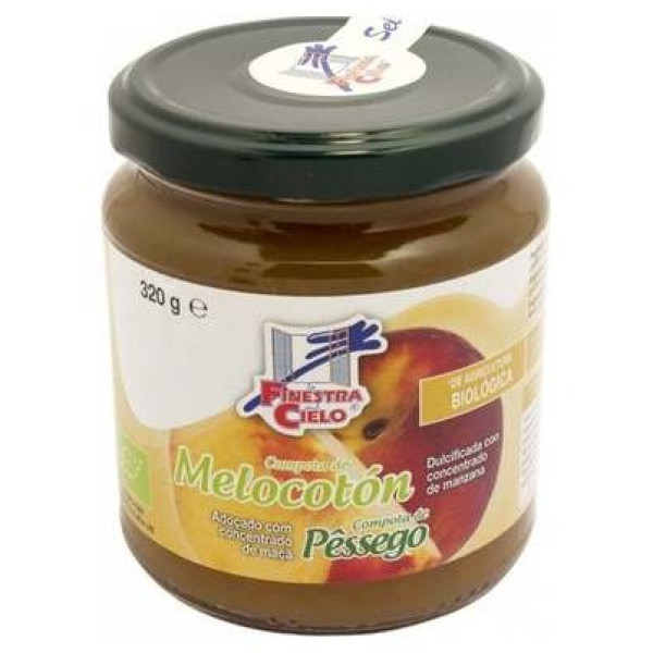 La Finestra Sul Cielo Mermelada Melocotón Sin Azúcar Bio 320 G