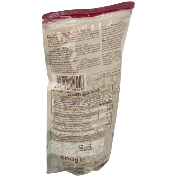 Quinua Real Quinoa Tres Colores 500G