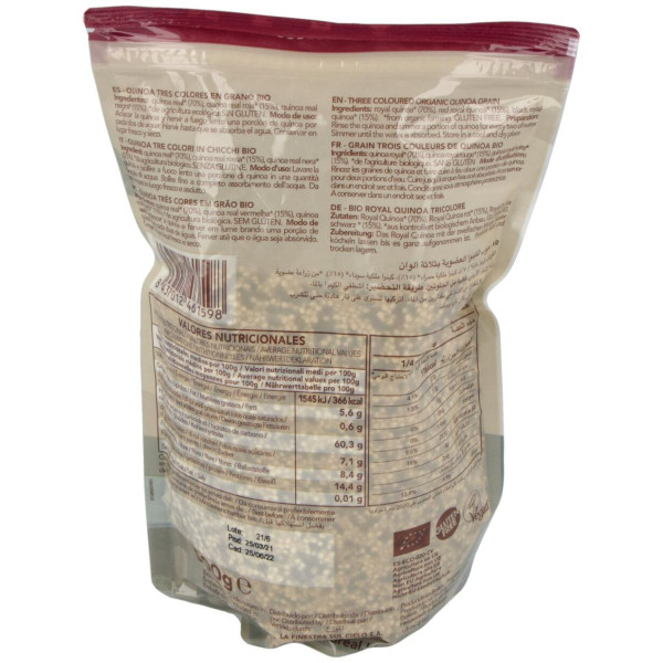 Quinua Real Quinoa Tres Colores 500G